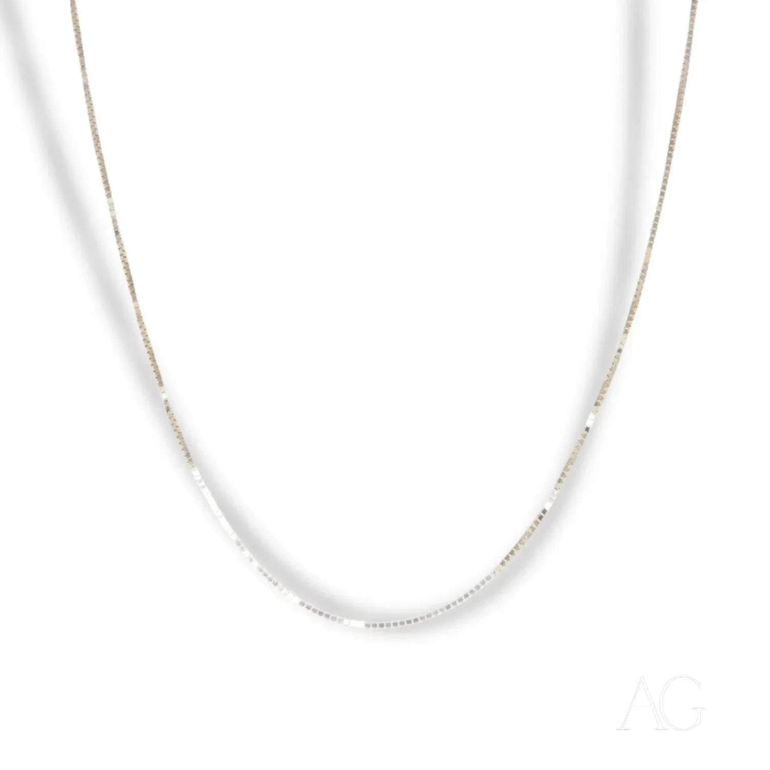 14K Gold Box Chain Necklace for Women - Dainty & Elegant Jewelry for Everyday Wear, Gifts & Special Occasions