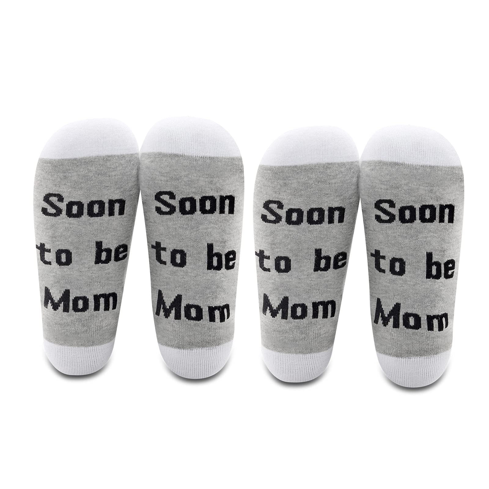 LEVLO New Mom & Dad Gift Set - 2022 Comfortable Socks for Expecting Parents - Perfect Pregnancy Announcement & Baby Shower Present - Ideal for First-Time Parents & Maternity Gifts