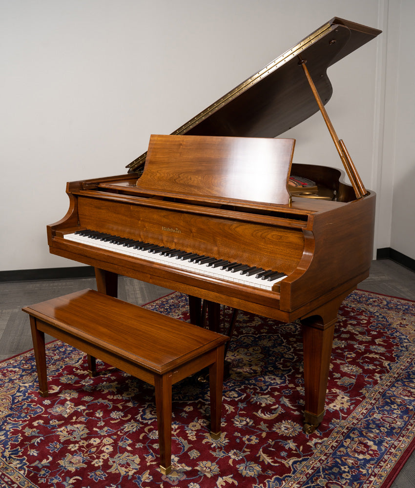 Baldwin 5'2 Model M Grand Piano in Satin Walnut Finish - Premium Upright Piano for Home, Studio & Concert Halls | Perfect for Professional Pianists & Music Enthusiasts