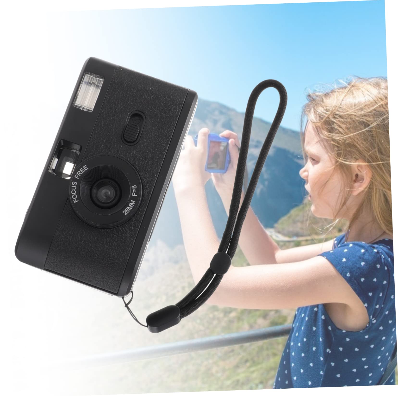 Gatuida 35mm Film Camera - Reusable Retro Camera with Built-in Flash, Vintage Style Travel Camera for Adults | Perfect for Travel, Street Photography & Vintage Enthusiasts
