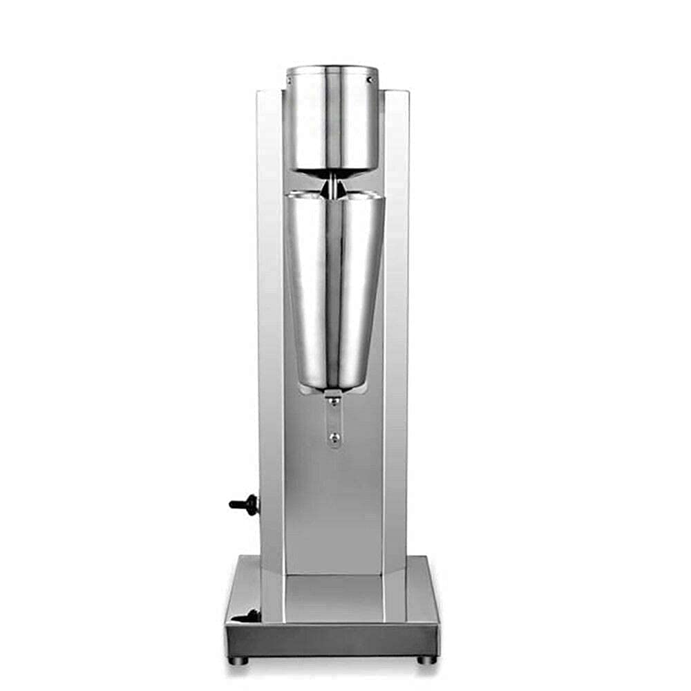 Commercial Electric Milkshake Maker Machine - Stainless Steel Drink Mixer with Single Head Malt Blender, 2-Speed (110V 180W 18000 RPM) - Perfect for Smoothies, Shakes & Frozen Drinks in Restaurants, Cafes & Ice Cream Shops (US Stock)