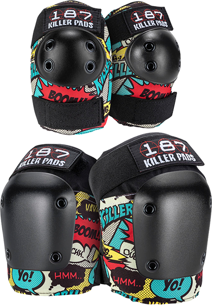 187-Piece Knee and Elbow Pad Set - Large/XL Size - Protective Gear for Skateboarding, Cycling & Extreme Sports - Durable Comfort for Adults & Teens