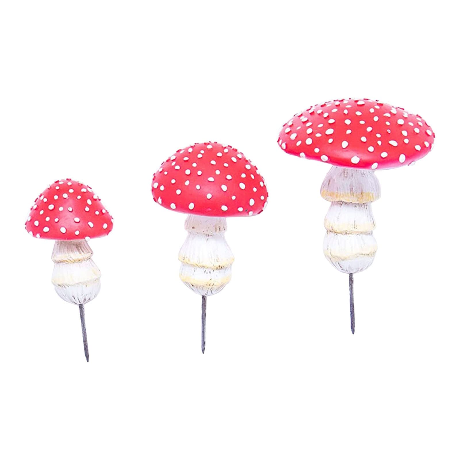 Dark Micro Glow Mushroom Statue - LED Garden Decor, Desktop Ornament for Home, Office & Wine Bar | Perfect for Outdoor Landscaping, Indoor Decoration & Gift Giving