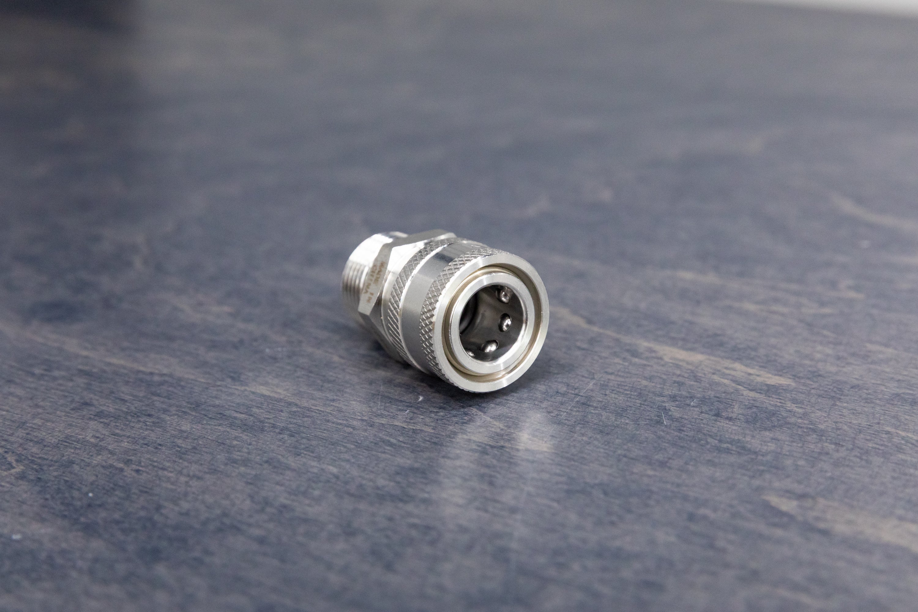 Stainless Steel M22 Male (15mm) to 3/8 Quick Disconnect Coupler Adapter - Perfect for Hydraulic Systems, Water Lines & Industrial Applications