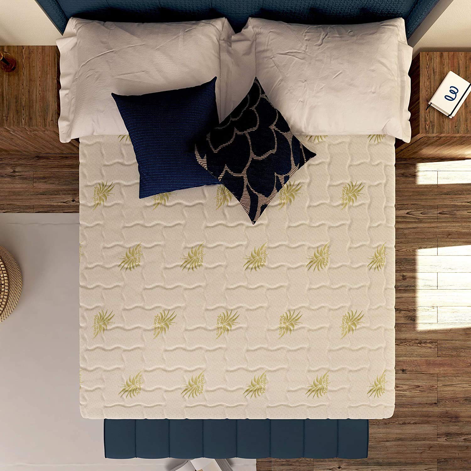 Baldiflex Emporio - 5cm Memory Foam Mattress, Single Size 80x200x23cm, Removable Aloe 3D Cover, Medium Firm Support for Back Pain Relief - Perfect for Guest Beds, Dorm Rooms & Small Apartments