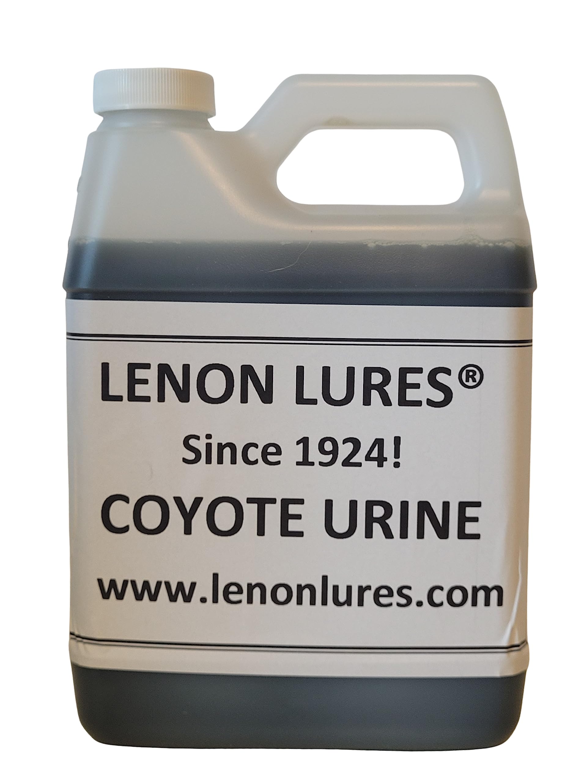 Pure Coyote Urine by Lenon Animal Lures - Natural Pest Repellent (1 Quart) - Ideal for Hunting, Gardening & Wildlife Control