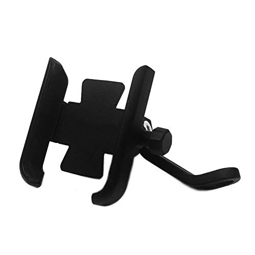 Universal Motorcycle Phone Holder for TRK 502/502X - Black Mirror Mount for Adventure Riding