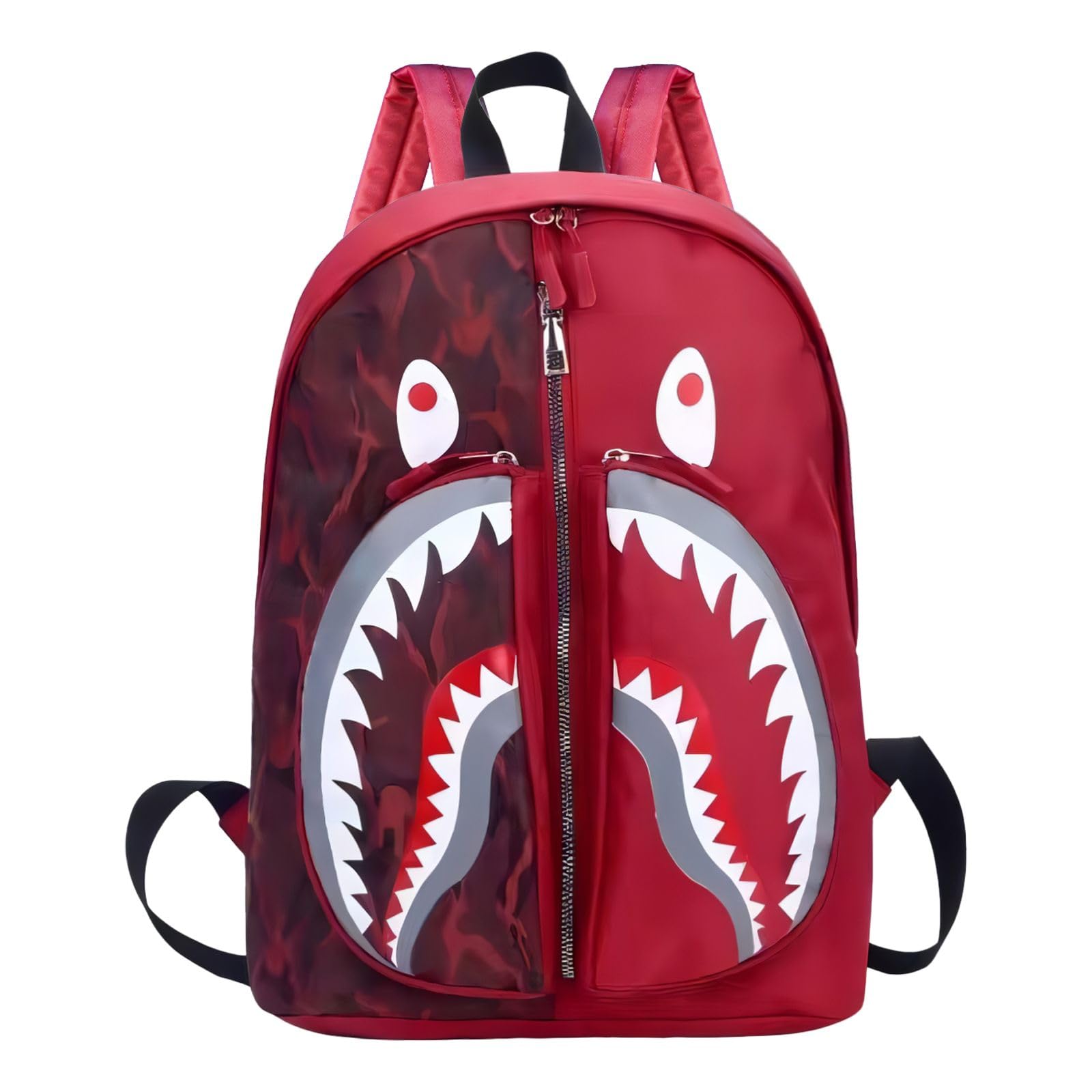ALLLUV Boys Travel Backpack - Lightweight School Backpack for Boys & Girls - Durable Outdoor Hiking & Casual Daypack (Red) - Perfect for School, Camping & Daily Use