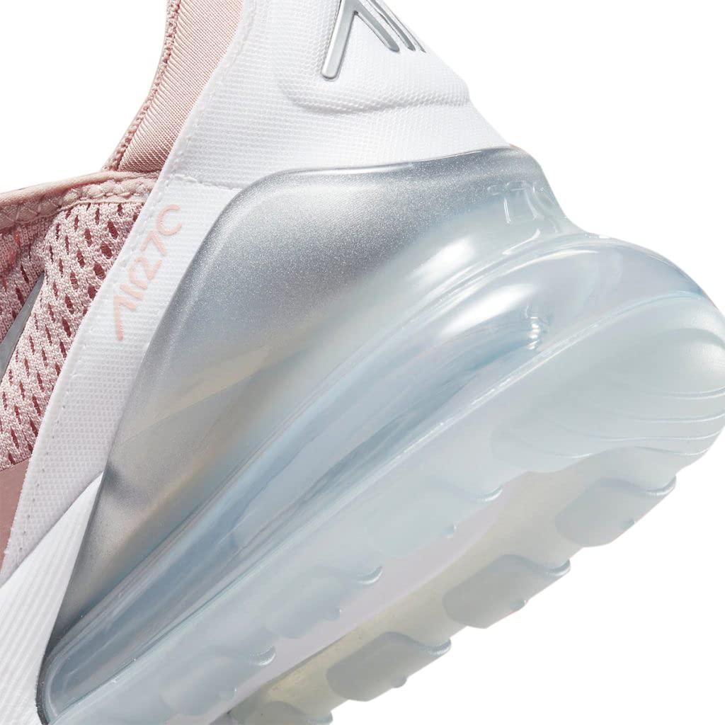 Nike Air Max 270 Men's Running Shoes - Oxford/Metallic Silver/White | Lightweight Cushioned Sneakers for Jogging, Gym Workouts & Casual Wear