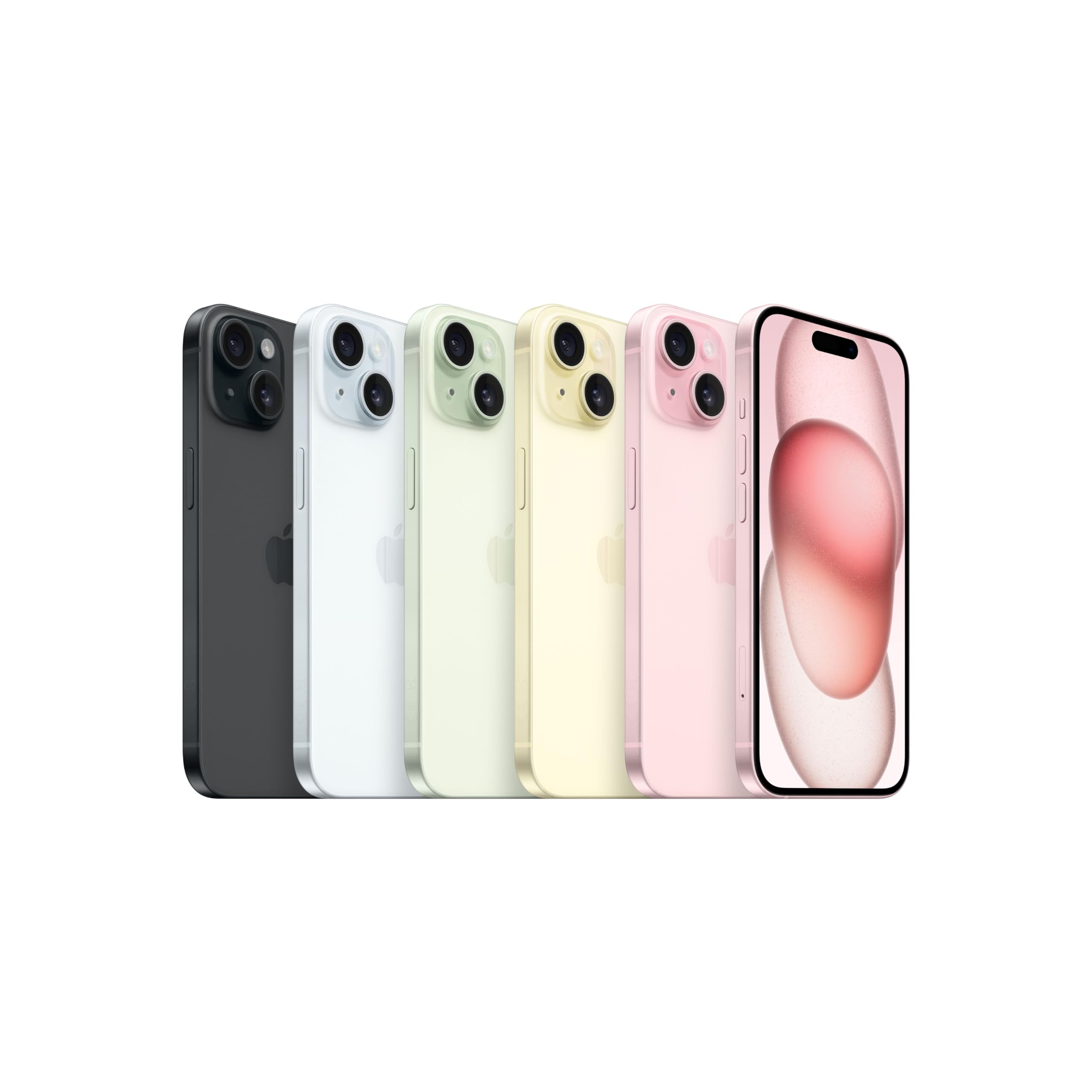Refurbished Apple iPhone 15 256GB - Pink Rose | Unlocked Smartphone for Travel, Work & Social Media