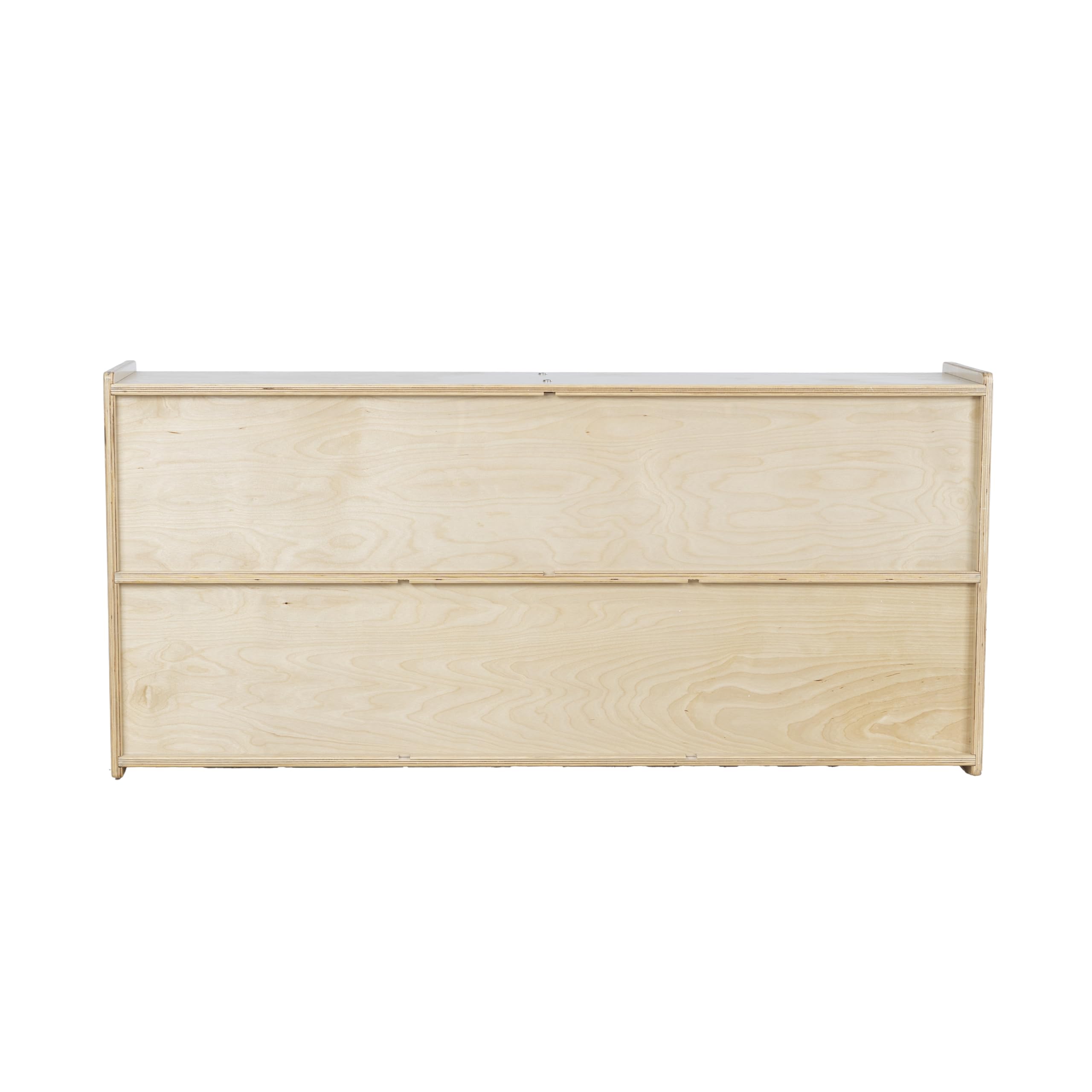 Montessori Classroom Storage Shelves - 5-Cubby Organizer Unit, Natural Birch Plywood Toy Shelf for Preschool, Playroom & Homeschool (22
