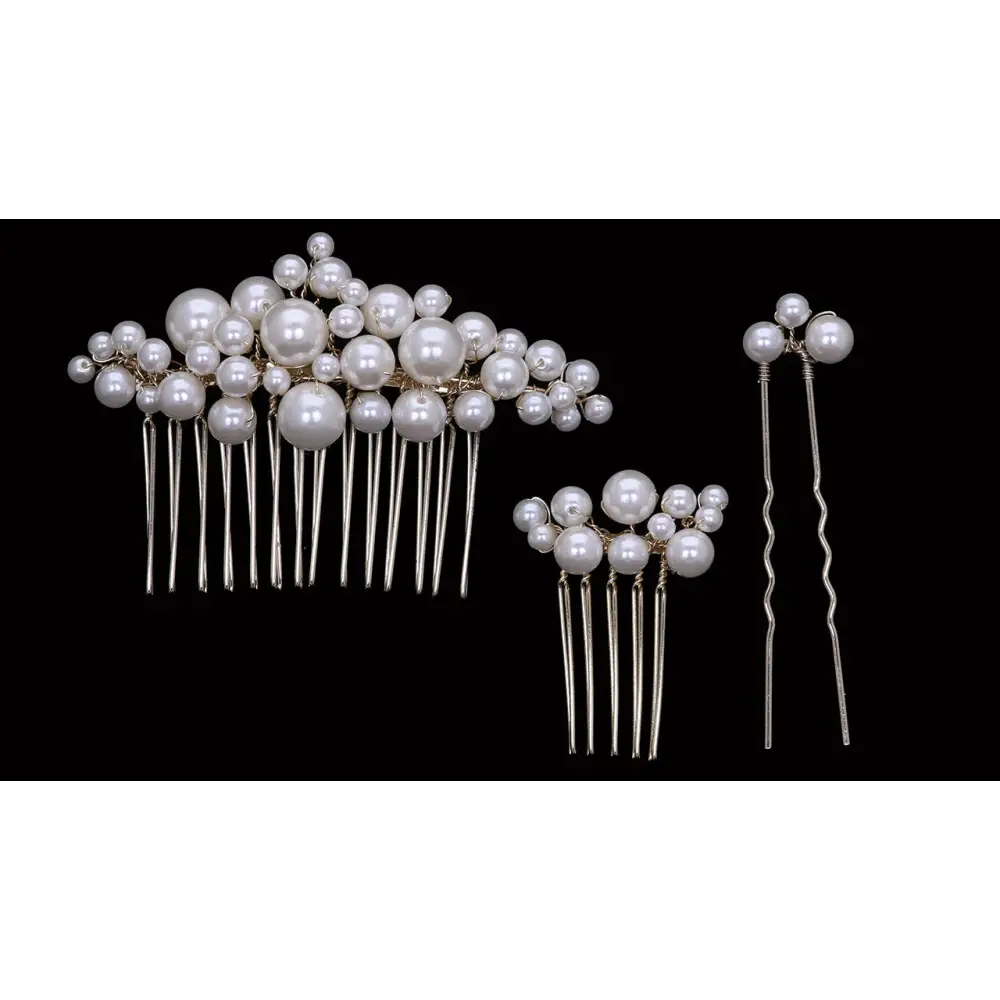 Elegant Bridal Hair Comb with Rhinestones - Wedding Hair Accessory for Brides, Bridesmaids & Prom | HC2323 | Perfect for Weddings, Proms & Special Occasions