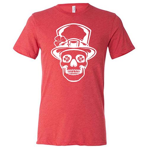 Leprechaun Skull Graphic T-Shirt - Unisex Casual Cotton Tee for St. Patrick's Day, Halloween & Irish-Themed Parties