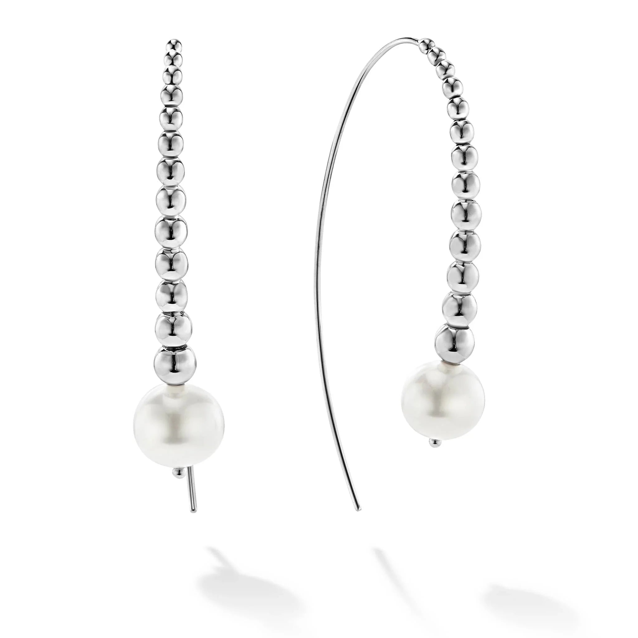 Elegant Graduated Bead Pearl Earrings for Women - Perfect for Weddings, Parties & Special Occasions