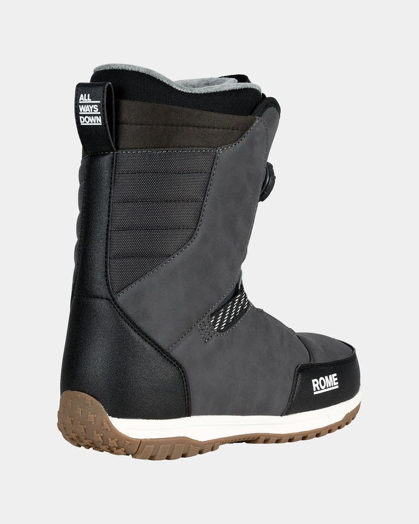 Rome Snowboards Men's Stomp BOA Snowboard Boots - Waterproof, Comfortable & Durable for All-Mountain Riding | Perfect for Freestyle, Park & Powder Snowboarding