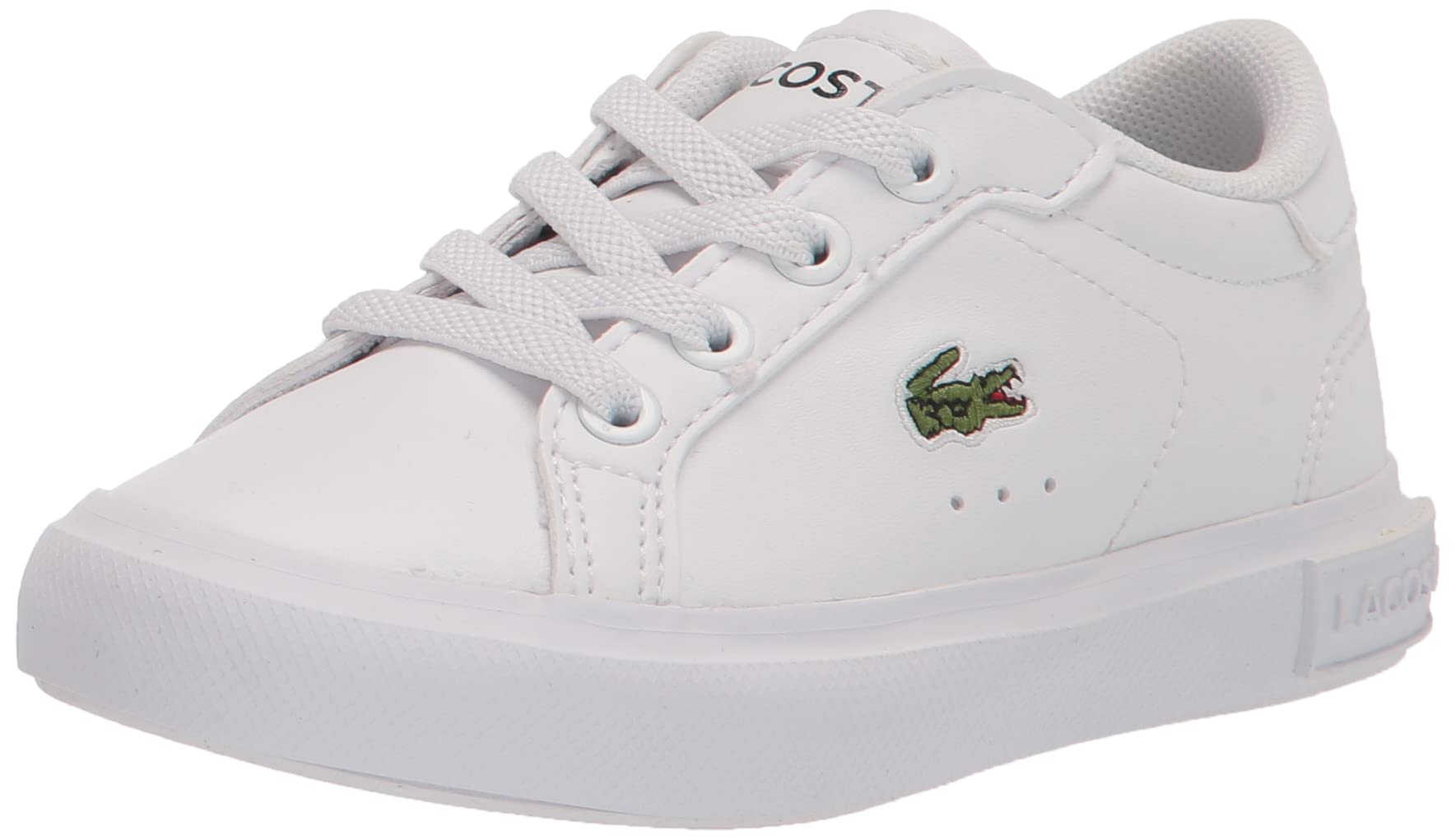 Lacoste Kids' Powercourt Sneakers - Comfortable Athletic Shoes for Boys & Girls | Perfect for School, Play & Everyday Wear
