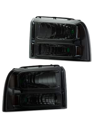 Smoky lens Chrome Housing Amber Reflector