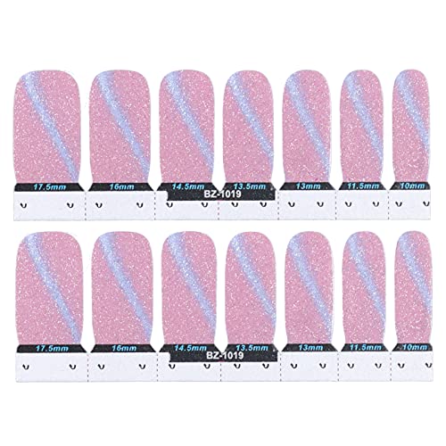 14pcs Color Nail Polish Strips - Fashionable DIY Nail Art Kit for Home & Salon Use | Waterproof Long-Lasting Nail Decals for Parties, Weddings & Special Occasions