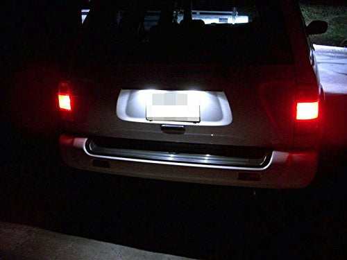 1pc Xenon White 5 SMD T10 168 175 194 2825 LED Bulb - Perfect for License Plate, Dome, Cargo, and Interior Car Lighting