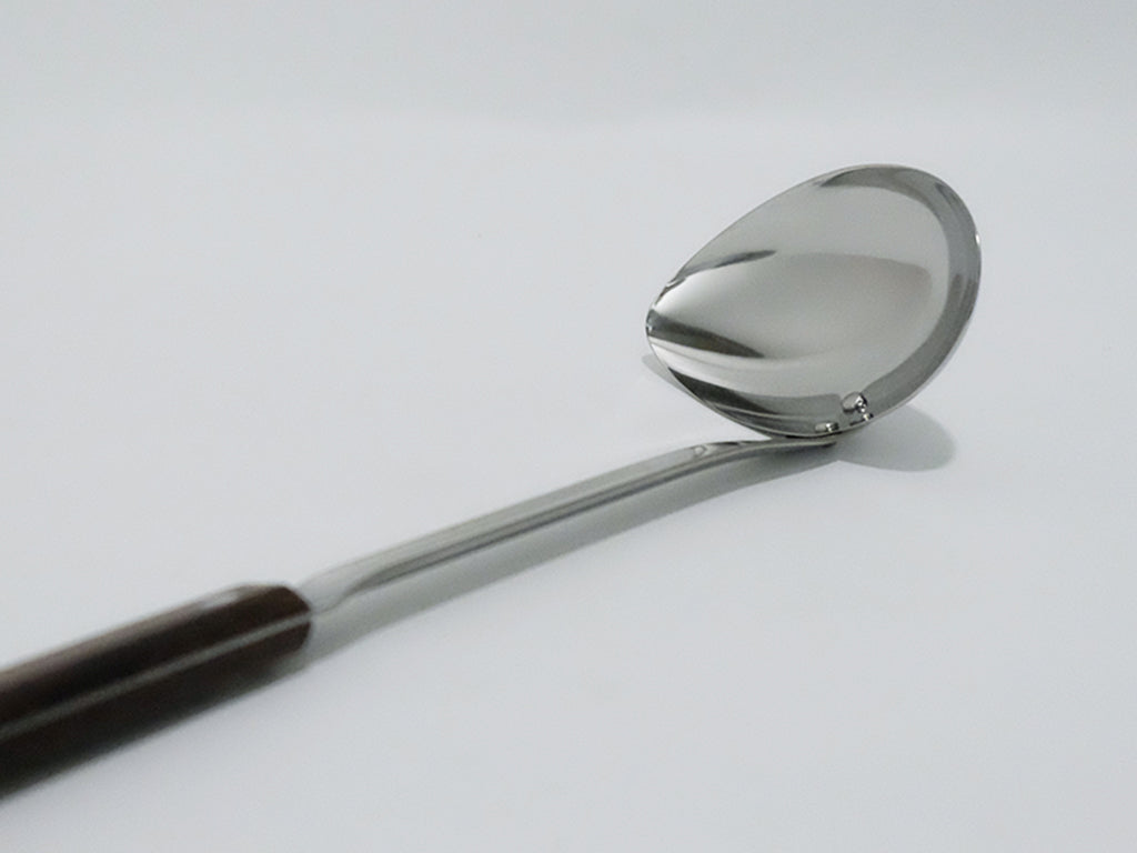 Premium Gyokkodo Oval Kinoe Ladle - Authentic Japanese Soup & Rice Scoop for Home Cooking, Ramen, and Traditional Tea Ceremonies