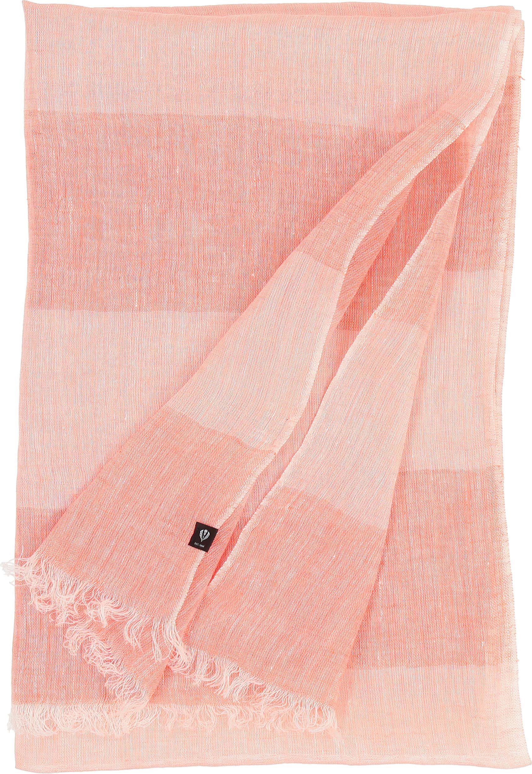 Premium Linen Tonal Stripe Scarf - Lightweight Summer Fashion Accessory for Women - Perfect for Beach, Travel, and Casual Outfits