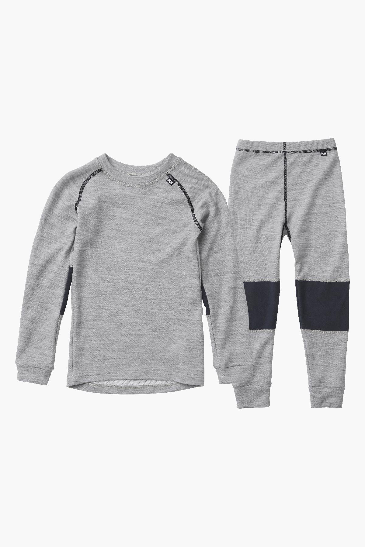 Helly Hansen Kids Lifa Merino Baselayer Set - Warm Thermal Underwear for Boys & Girls - Perfect for Skiing, Snowboarding & Winter Outdoor Activities