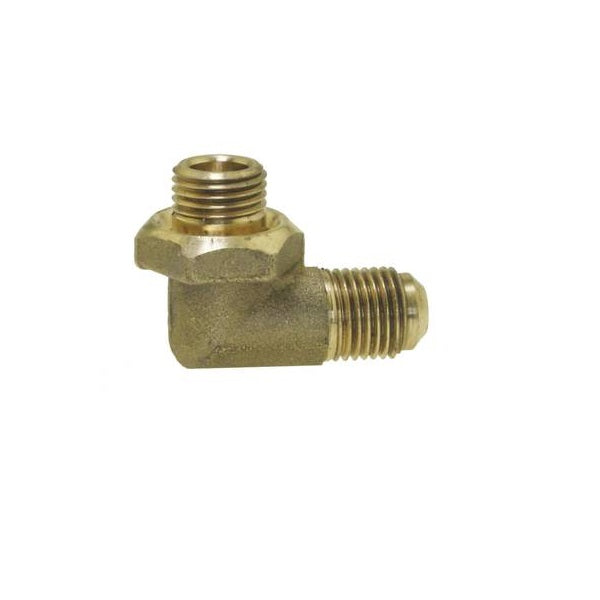 1/4M Elbow Fitting - 90 Degree Conical Pipe Connector for Plumbing, Hydraulic & Pneumatic Systems - Perfect for Home Repair, Industrial Use & DIY Projects