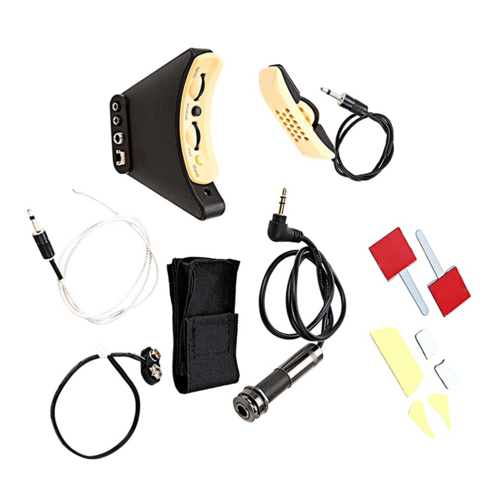 1 Set High-Quality Piezo Guitar Pickups for Folk, Classical & Electric Guitars - Durable Small Modified Pickup Tool for Enhanced Sound - Perfect for Live Performances, Recording & Practice