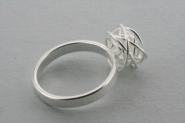 Elegant Knot Top Ring - Sterling Silver or Gold Plated Stackable Band for Women - Perfect for Everyday Wear, Gifts & Special Occasions