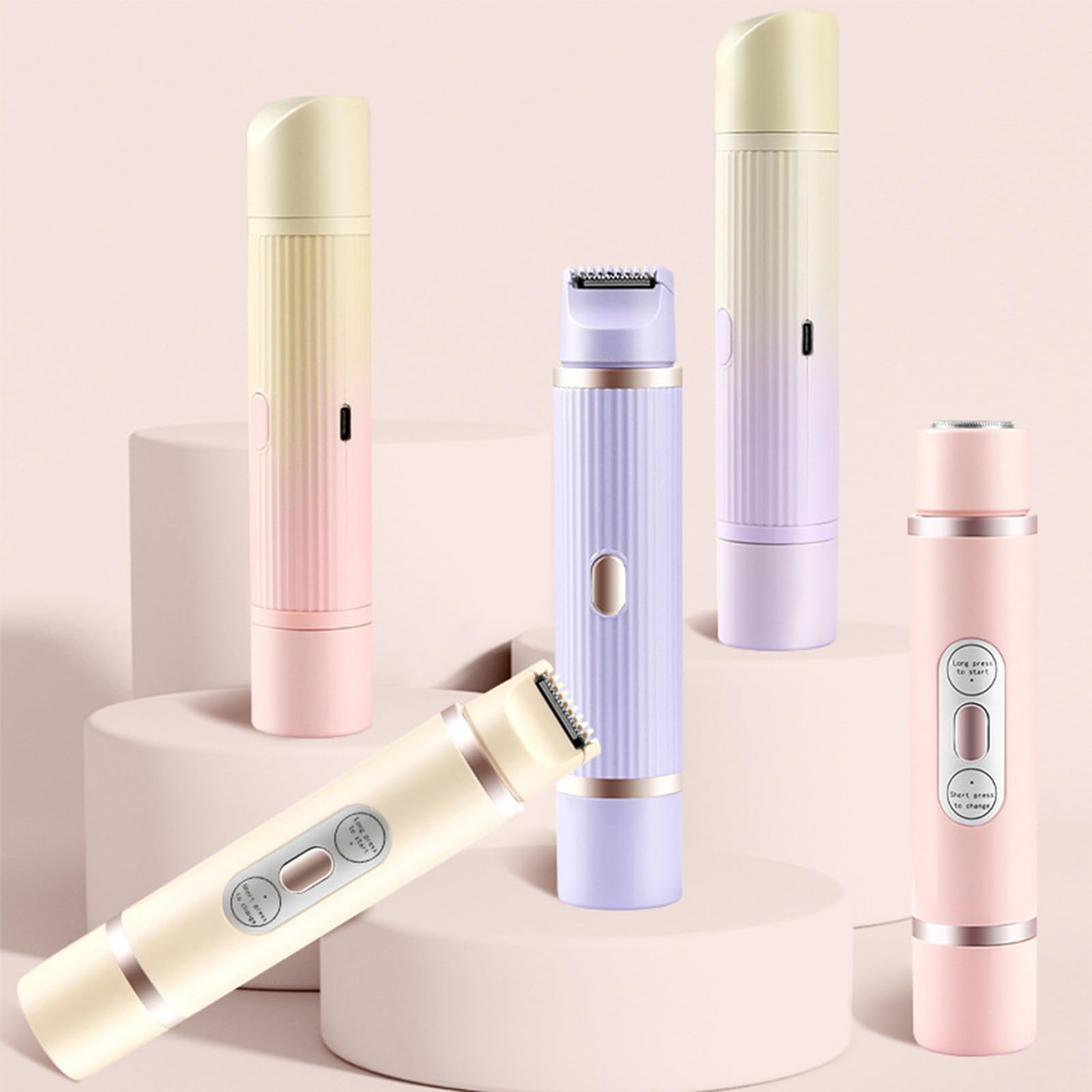 Best Women's Electric Shaver - Rechargeable Wet/Dry Bikini Trimmer for Legs, Underarms & Pubic Hair - Painless Hair Removal for Smooth Skin at Home or Travel