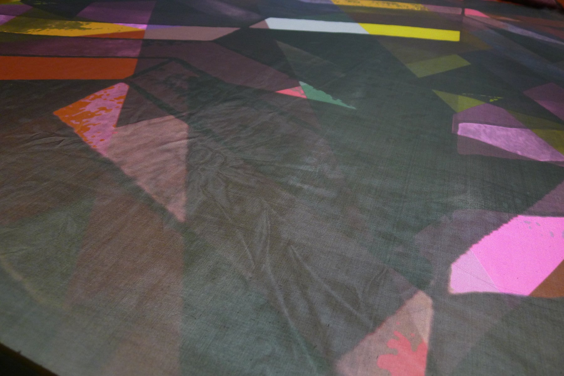 Chagall's Prism Chiffon Scarf - Lightweight Floral Printed Fashion Scarf for Women - Perfect for Spring Outfits, Beach Cover-ups, and Gift Giving