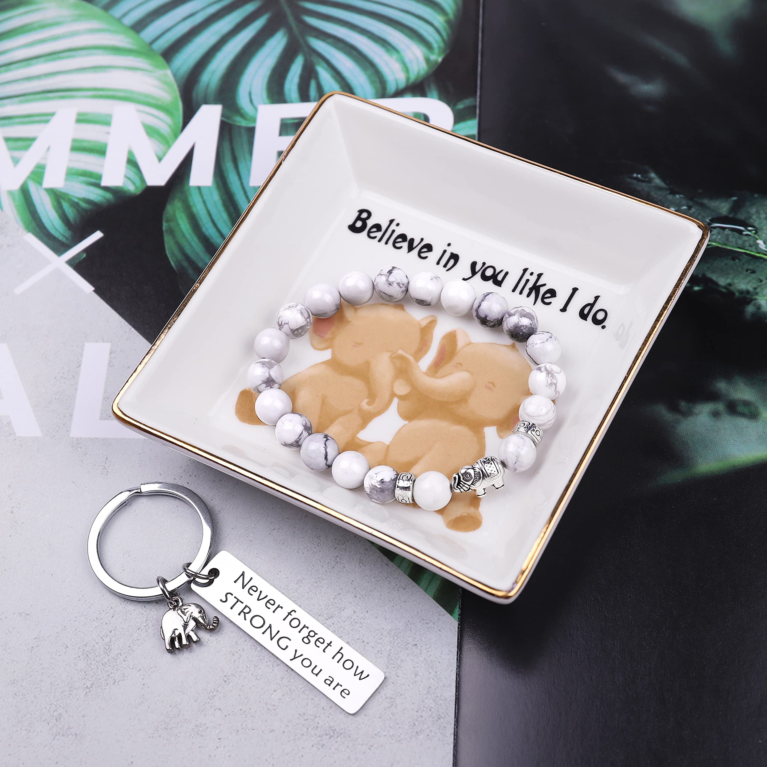 Unique Elephant Gifts for Women - Perfect Birthday, Valentine's & Mother's Day Present - Handcrafted Elephant Lover's Gift Box Set - Ideal for Home Decor, Office Desk & Special Occasions