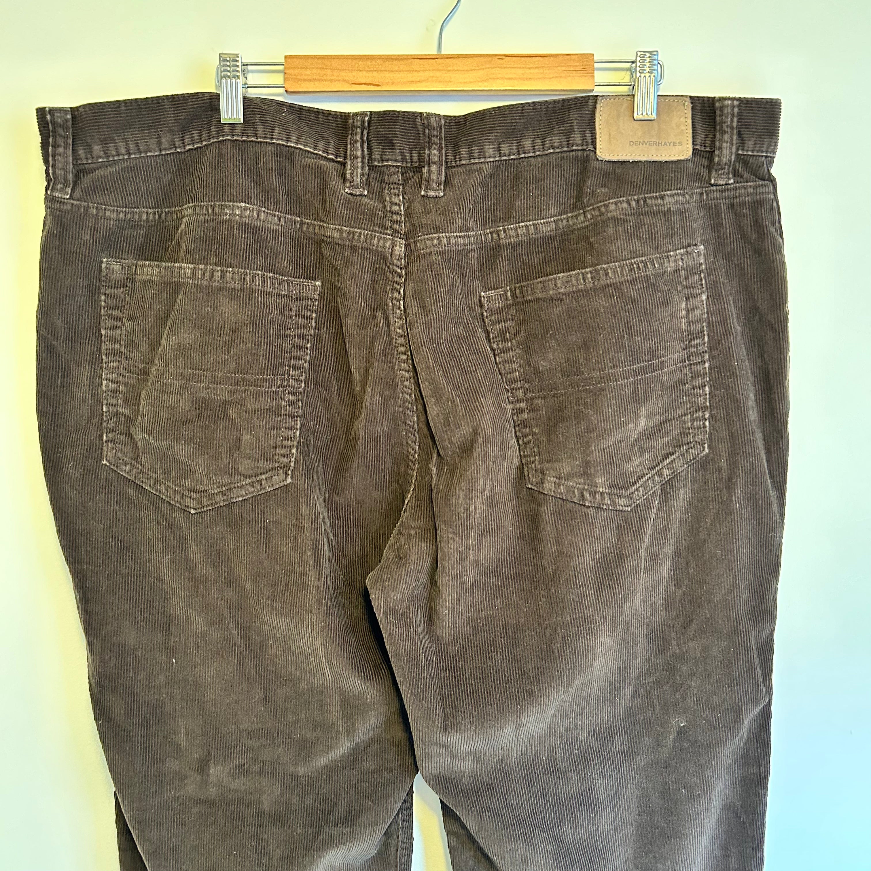 Premium Espresso Corduroy Pants for Men - Comfortable & Stylish Casual Wear - Perfect for Office, Travel & Everyday Outfits