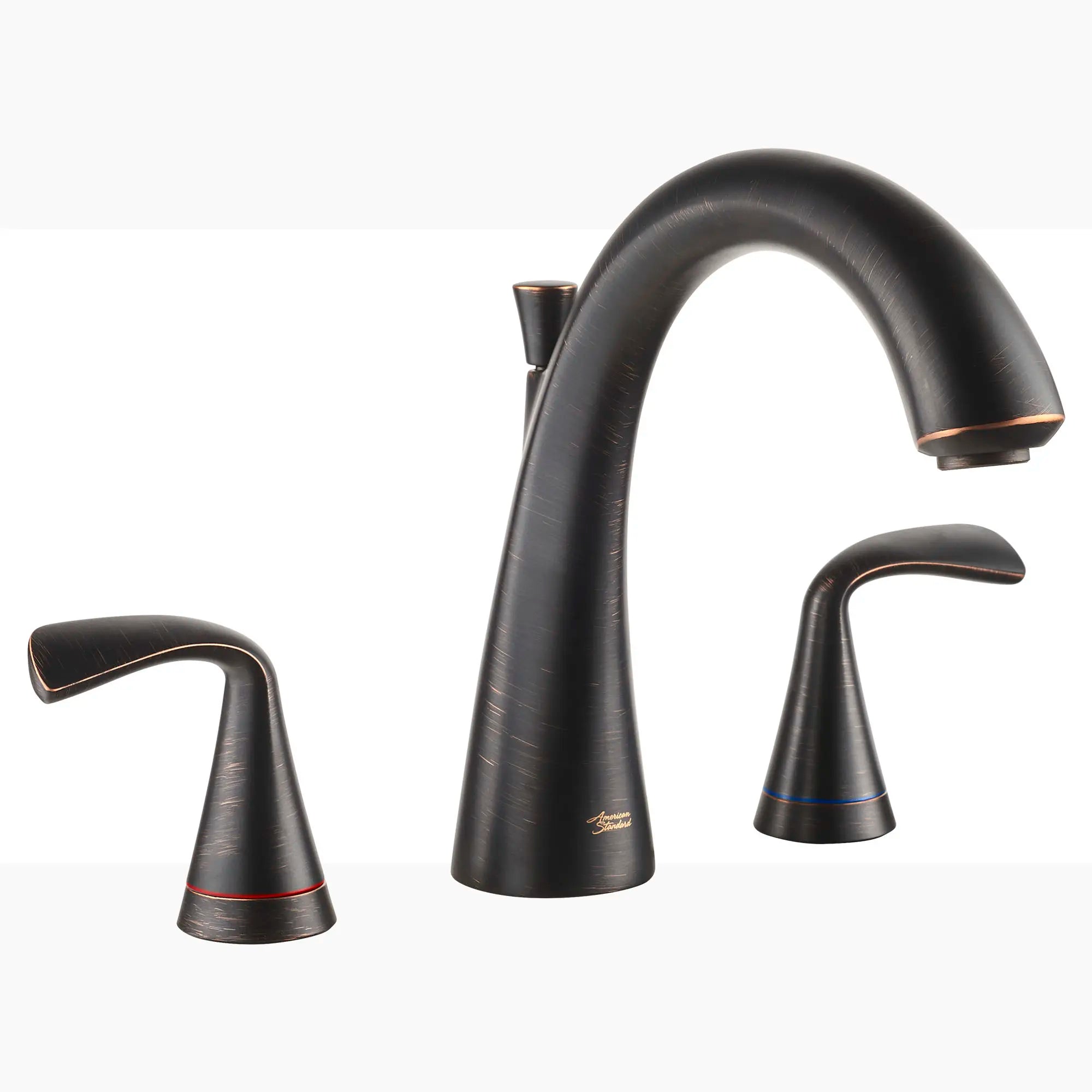 Fluent® 8 Inch Widespread 2 Handle Bathroom Faucet - 1.2 GPM/4.5 LPM Low Flow Water-Saving Design with Lever Handles - Perfect for Modern Bathroom Vanities and Powder Rooms
