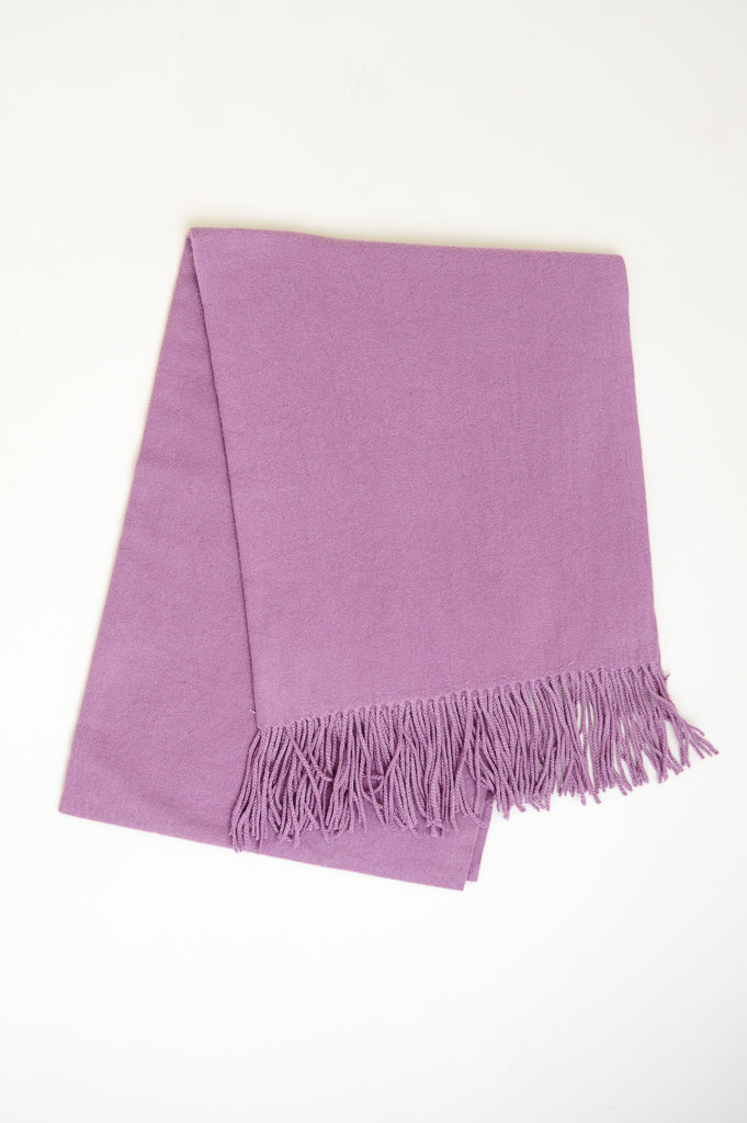 Soft & Warm Purple Winter Scarf for Women - Cozy Knit Fashion Accessory - Perfect for Cold Weather, Outdoors & Holiday Gifts