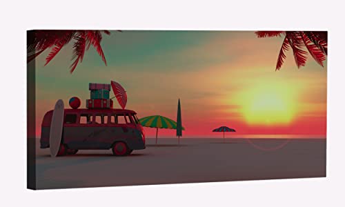Picnic Van Beach Minimalism