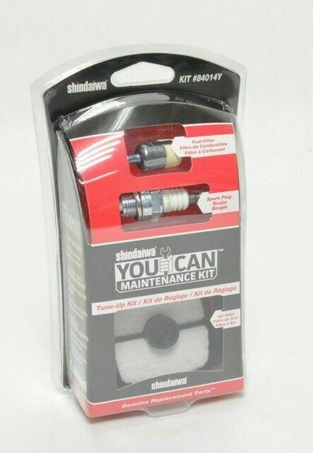 Genuine Shindaiwa 84014Y Tune Up Kit - Fuel Filter, Air Filter & Spark Plug Replacement for Outdoor Power Equipment - Perfect for Lawn Mowers, Trimmers & Chainsaws