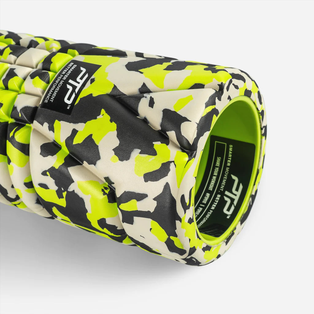 PTP X Roller 33cm Neon Camo Skateboard Wheels - High-Performance Longboard Wheels for Cruising & Downhill Riding - Perfect for Urban Commuting & Skatepark Tricks