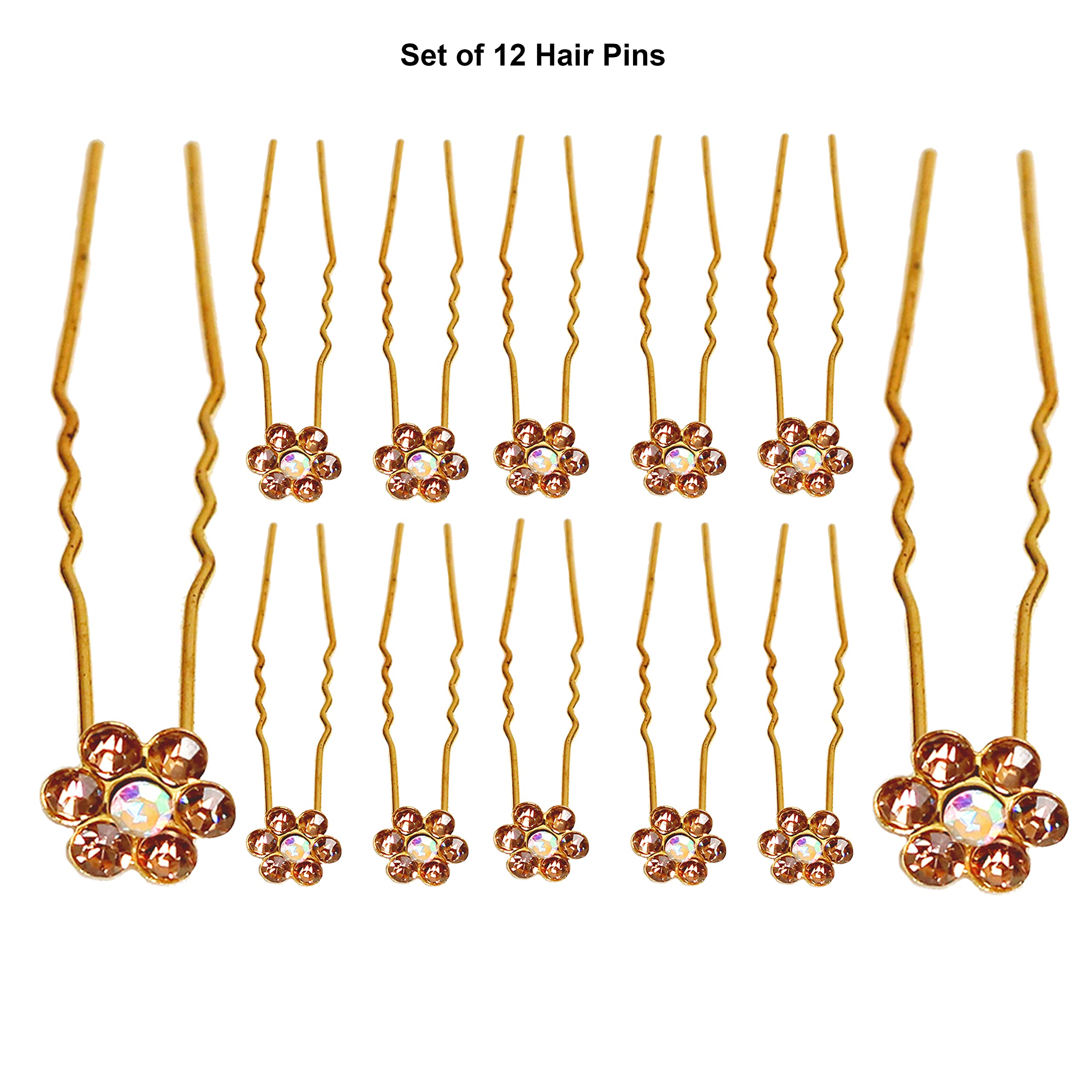 Paradise® Hair Pins for Women - Elegant Bridal Hair Accessories for Women & Girls - Secure Juda Pins for Weddings, Prom & Special Occasions