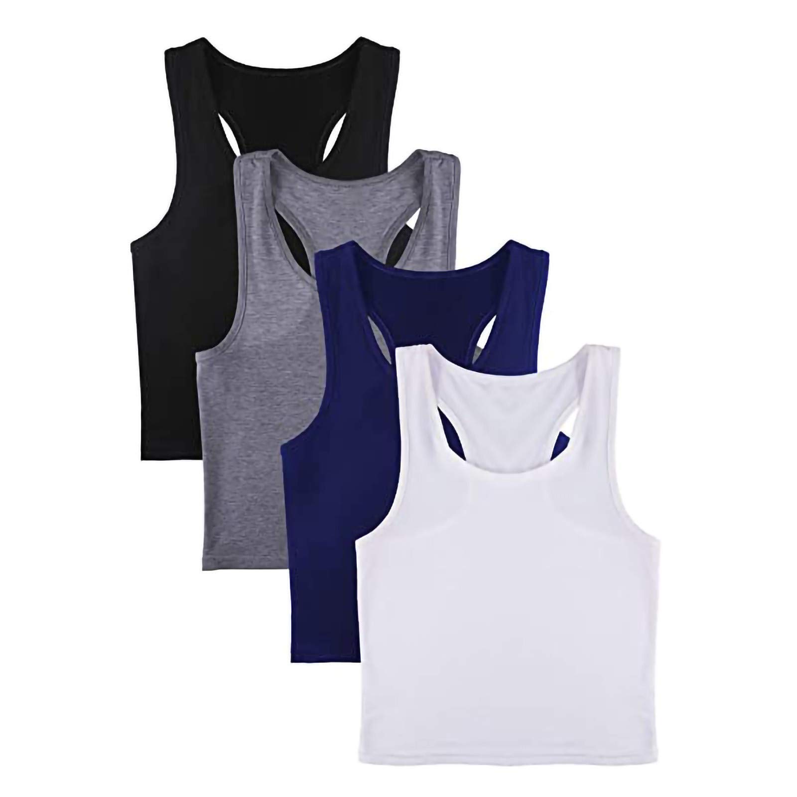 Vintage Women's Sleeveless Crop Tank Top - Breathable Sport Blouse for Yoga, Gym & Summer Outfits
