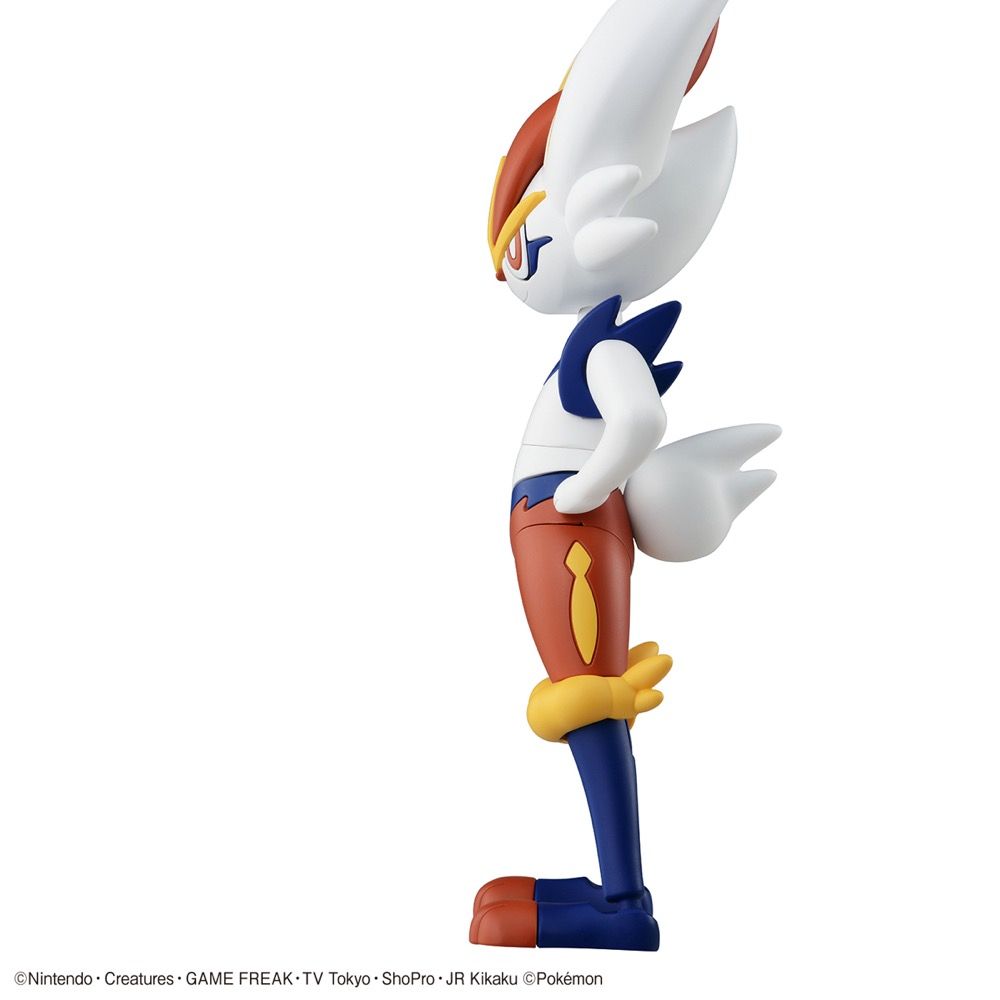 Bandai Pokemon Cinderace (Aceburn) Model Kit - Buildable Action Figure for Collectors & Fans - Perfect for Display, Gifts & Anime Battles