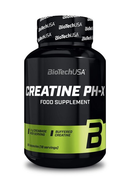 BioTechUSA Creatine PH X 90 Capsules - Premium Creatine Supplement for Muscle Growth & Strength - Perfect for Bodybuilding, Workout Recovery & Athletic Performance