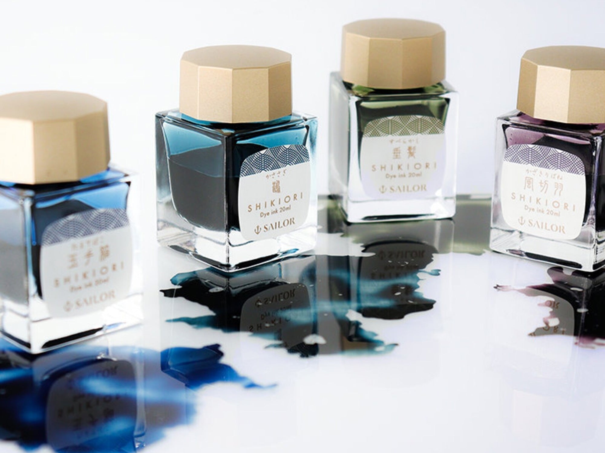 Sailor Shikiori Magpie Blue-Black Bottled Ink - Premium Fountain Pen Ink for Calligraphy, Journaling & Artistic Writing