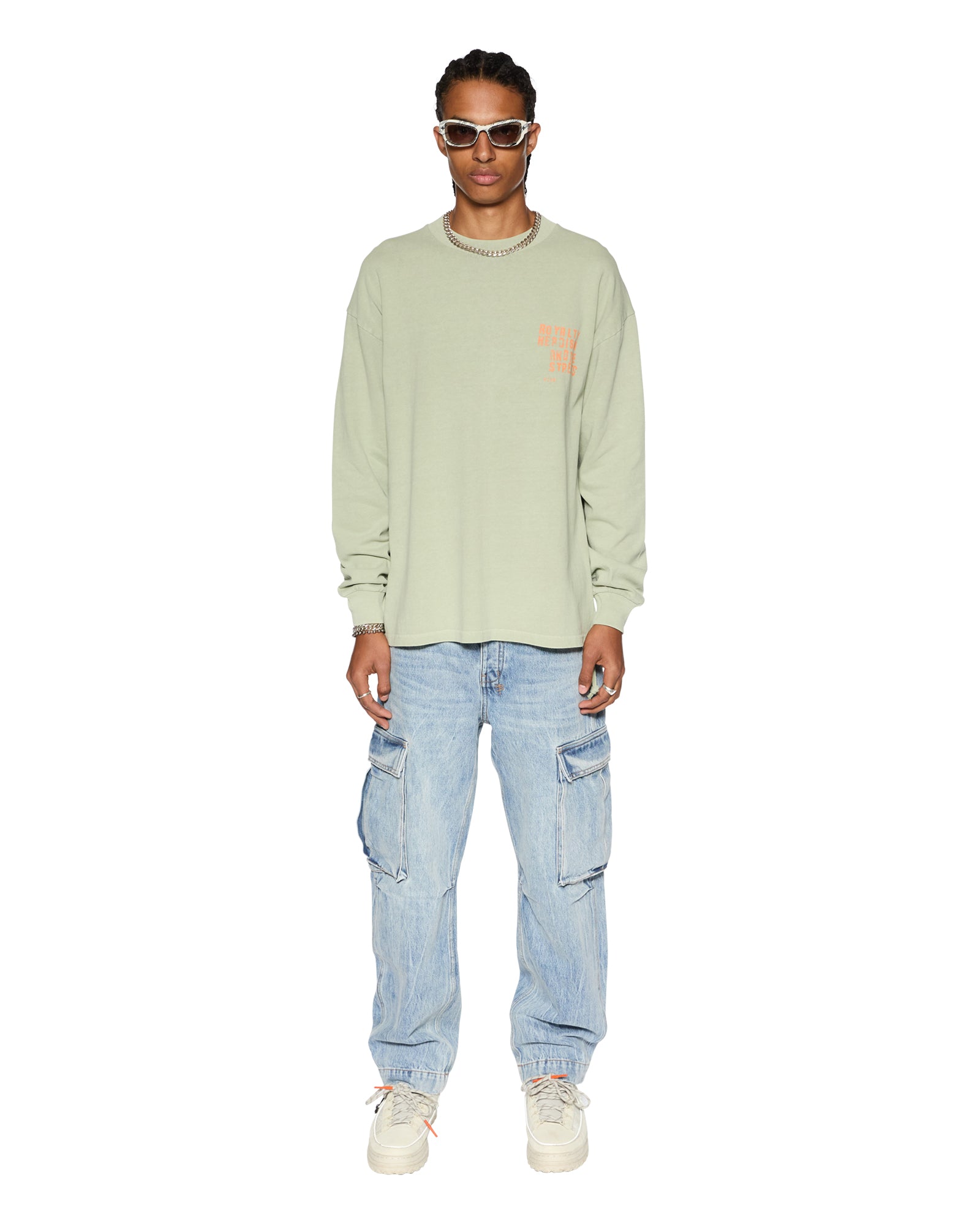 HERO EKCESS Long Sleeve T-Shirt for Men - Comfortable Casual Grass Green Top for Everyday Wear | Gym, Workout, Street Style Fashion