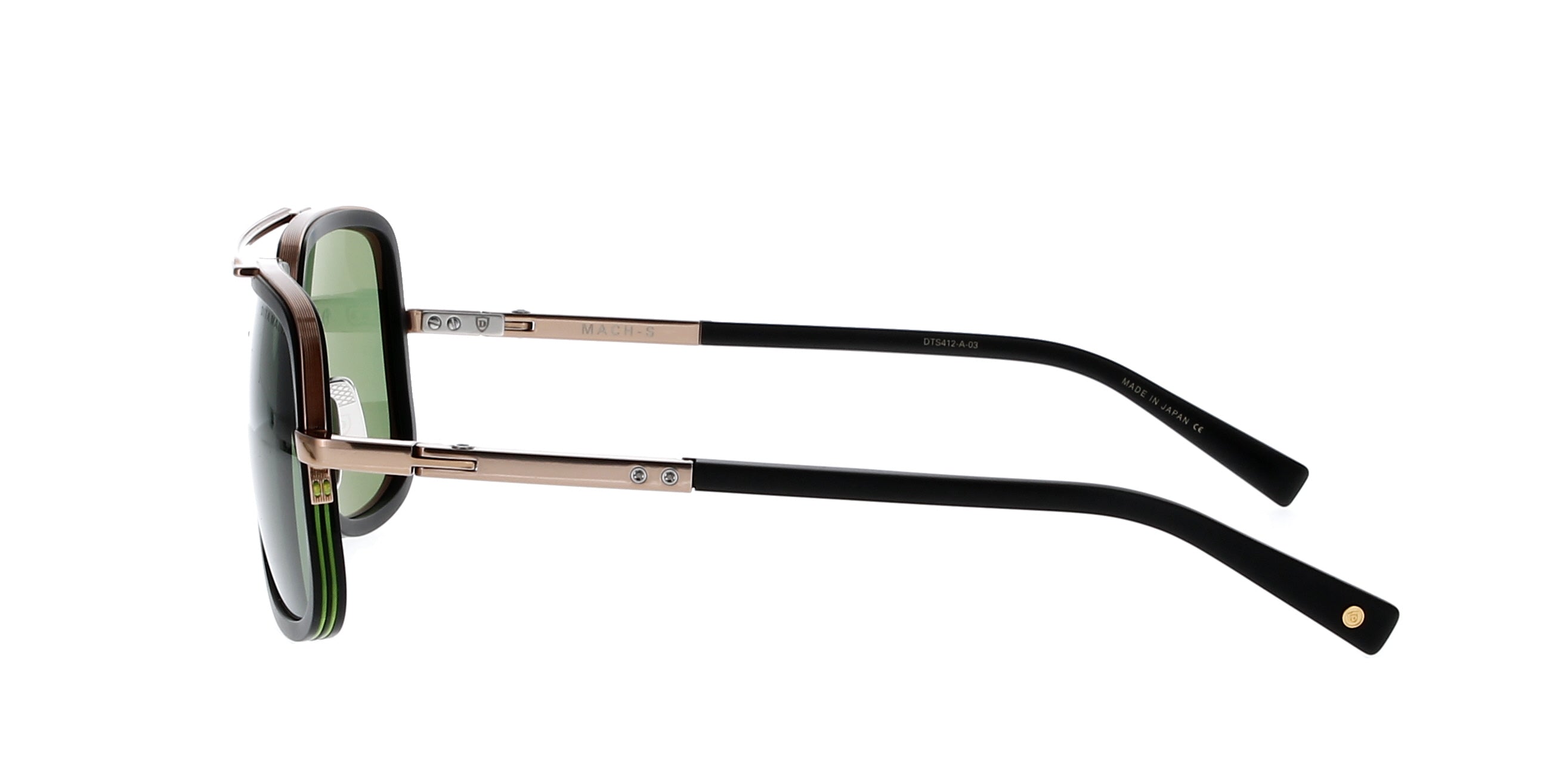 Dita Mach S DTS412 Sunglasses - Polarized Aviator Style for Men & Women - UV Protection, Lightweight & Comfortable - Perfect for Driving, Travel & Outdoor Activities