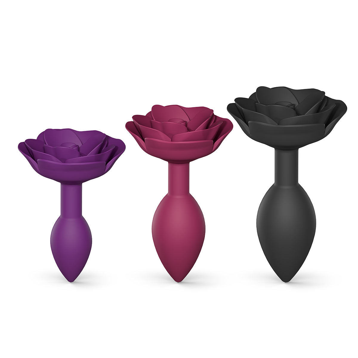 Love to Love Open Roses Plug Small Purple Rain - Romantic Home Decor, Wedding Centerpiece, DIY Floral Arrangement Gift
