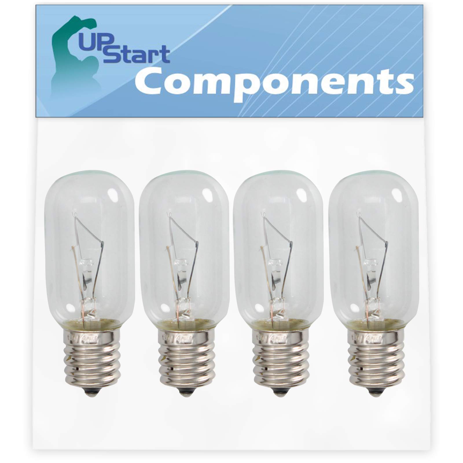 4-Pack Samsung 4713-001013 Microwave Light Bulb Replacement - Compatible with SRH1230ZG/XAA & Other Samsung Microwave Models - Perfect for Kitchen Lighting & Appliance Repair