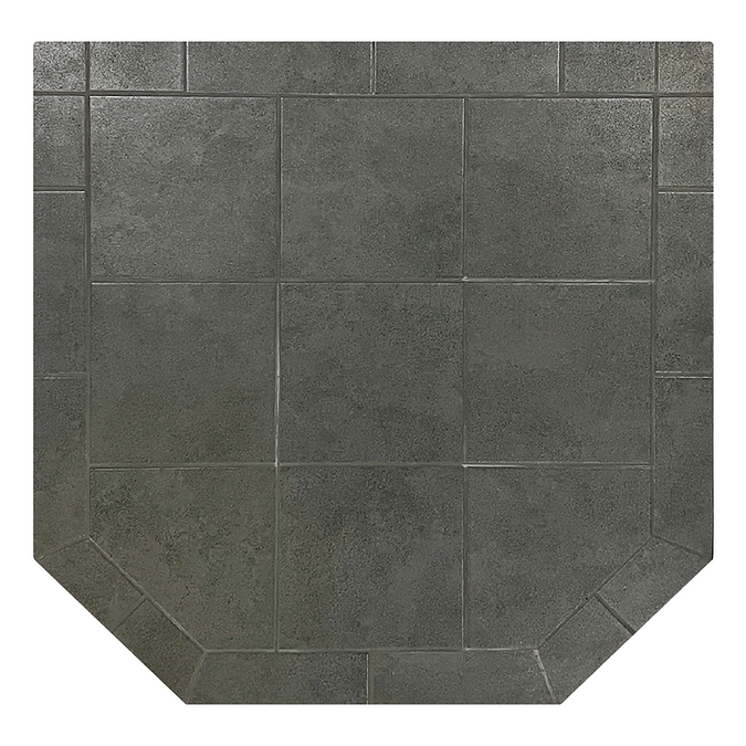 Comfortbilt HP40 Pellet Stove 32-Inch Standard Hearth Pad - Midnight Black Fireplace Protector for Hardwood Floors & Carpets | Heat Resistant Floor Mat for Home & Cabin Safety