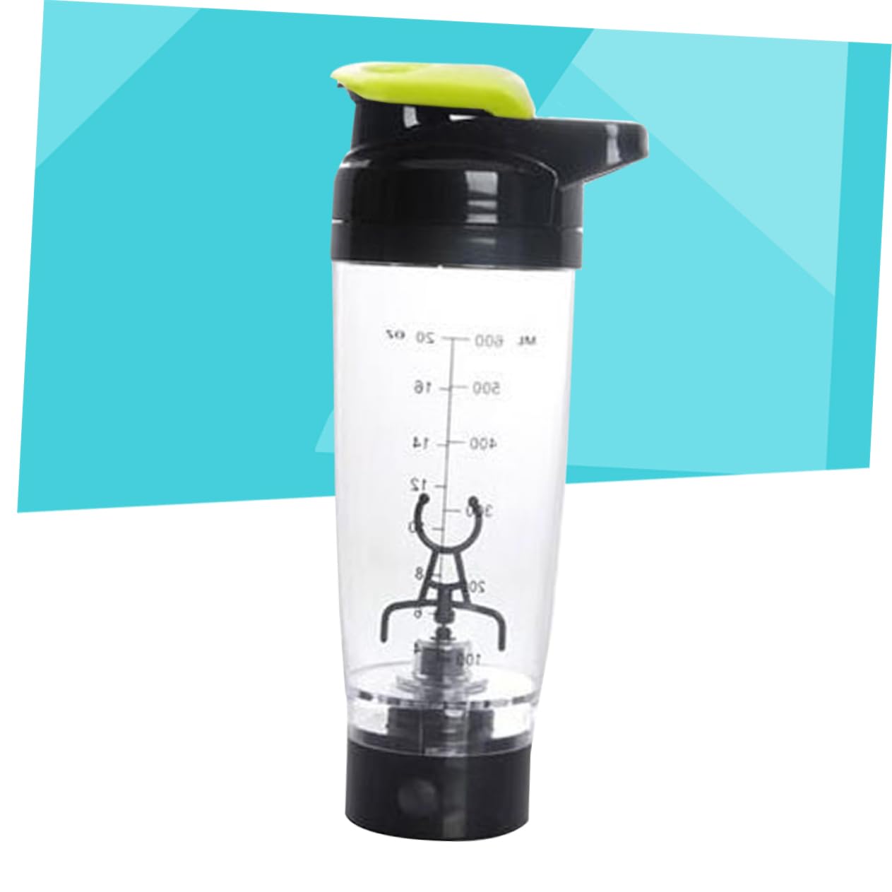 MAGICLULU 2-Pack Electric USB Protein Shaker Bottle - Portable Handheld Blender Cup for Protein Shakes, Smoothies & Meal Replacement Drinks - Perfect for Gym, Workout & Travel