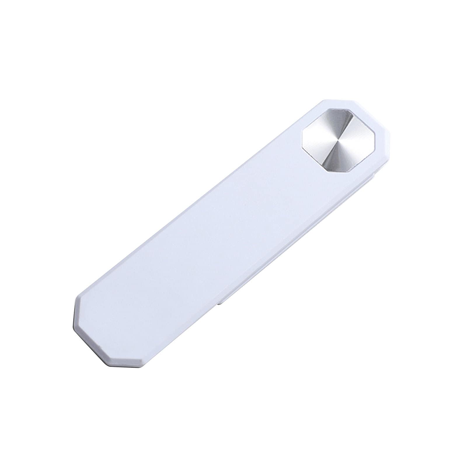 Magnetic Phone Holder for Laptop - Adjustable Side Mount Monitor Clip Stand for iPhone & Android - White Laptop Accessory for Work, Study & Video Calls